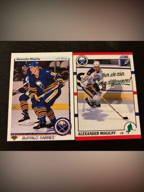 🇨🇦NOW $3🍀 All 2 Alex Mogilny 1990/91 Upper Deck Canucks Rookie RC Hockey Cards